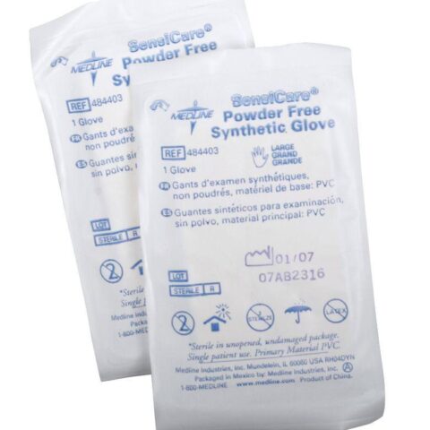 Sensicare Sterile Exam Gloves, Powder free - SINGLES (Box 100 pcs)