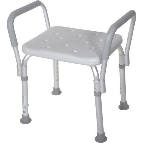 Shower Bench with Removable Padded Arms