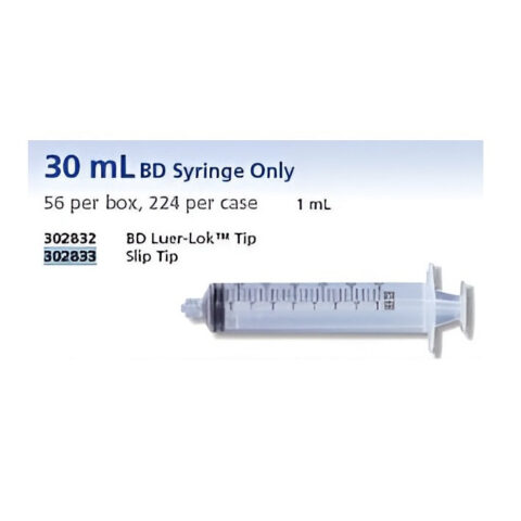 Syringe 30cc, Slip Tip - 56/Bx