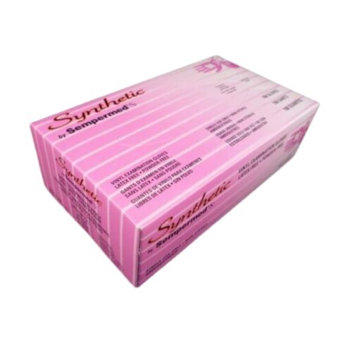 Sempermed® Synthetic Vinyl Exam Gloves, Medium (Box 100 pcs)