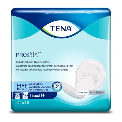 TENA Day Moderate Absorbency Dry-Fast Bladder Control Pad, 46-Count