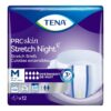 TENA Proskin Stretch Unisex Overnight Brief for Incontinence - Medium - 12s