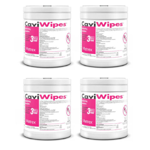 {TM} Metrex Cavicide Surface Disinfectant Wipes (4 Canister of 160)
