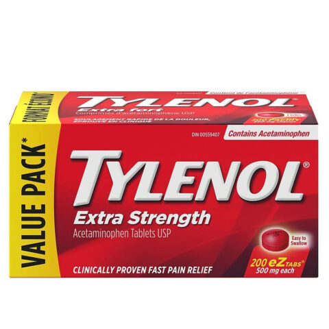 TYLENOL EXTRA STRENGTH 200 EZ TB 500MGTYLENOL EXTRA STRENGTH 200 EZ TB 500MG