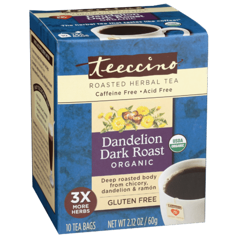 Teeccino Dandelion Dark Roast Herbal Tea
