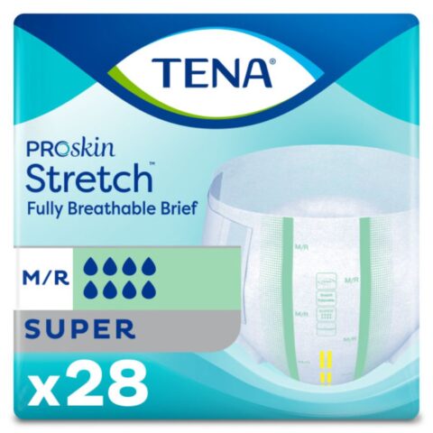 TENA® Stretch Super Briefs, M/R (waist size 84-132cm)