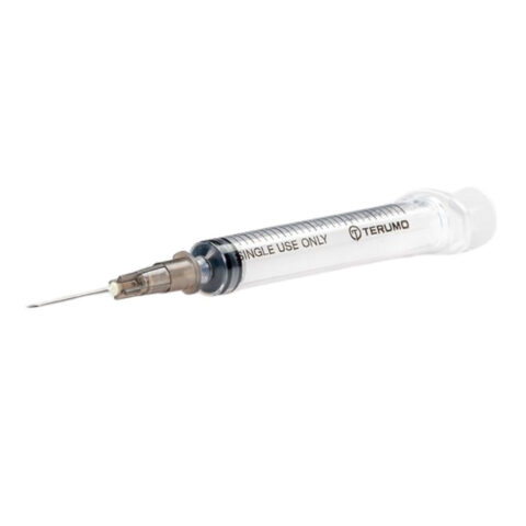 Terumo® Hypodermic Syringe w/Needle, Luer Lock, 3cc, 23G x 1-1/2" (Box 100 pcs)
