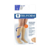 Truform Classic Thigh High Compression Socks 20-30 mmHg Open Toe Beige L