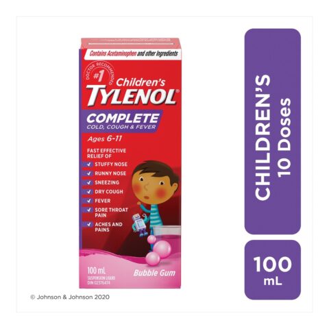 Tylenol* Children's Complete Cold Cough & Fever Liquid Suspension - 100ml