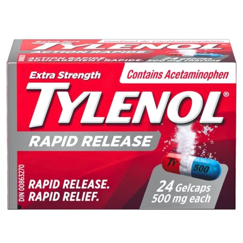 Tylenol® Extra Strength Rapid Release Gels (1 Box 24 Gelcaps)
