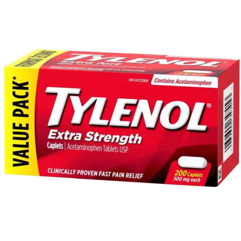 Tylenol* Extra Strength Caplets - 500mg - 200s