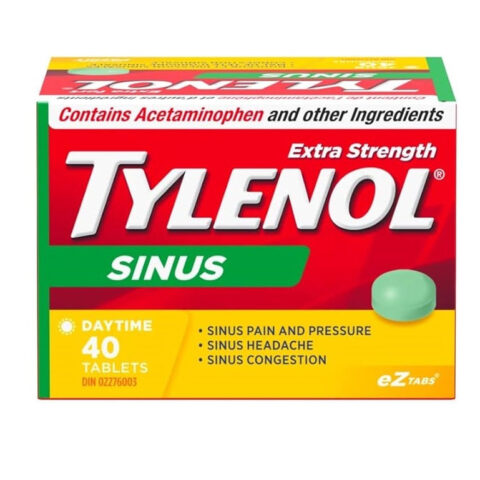 Tylenol* Extra Strength Sinus eZ tabs - 40's