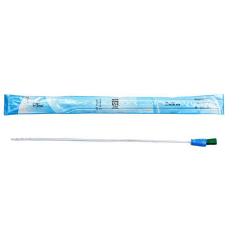 Catheter, Intermittent Plastic with Funnel (Cure) 12Fr 16