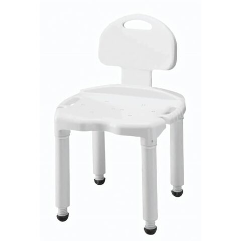 Universal bath seat with back