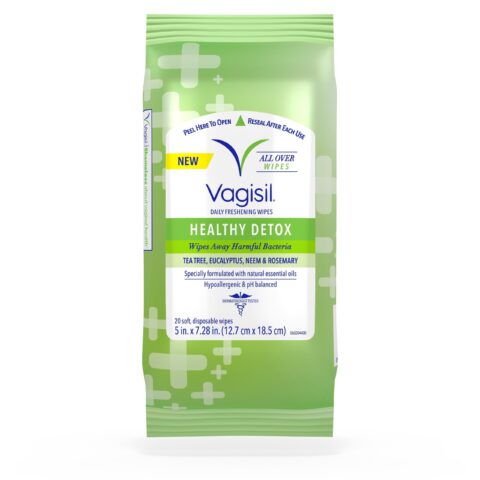 Vagisil Healthy Detox Wipes 20ct 3pk