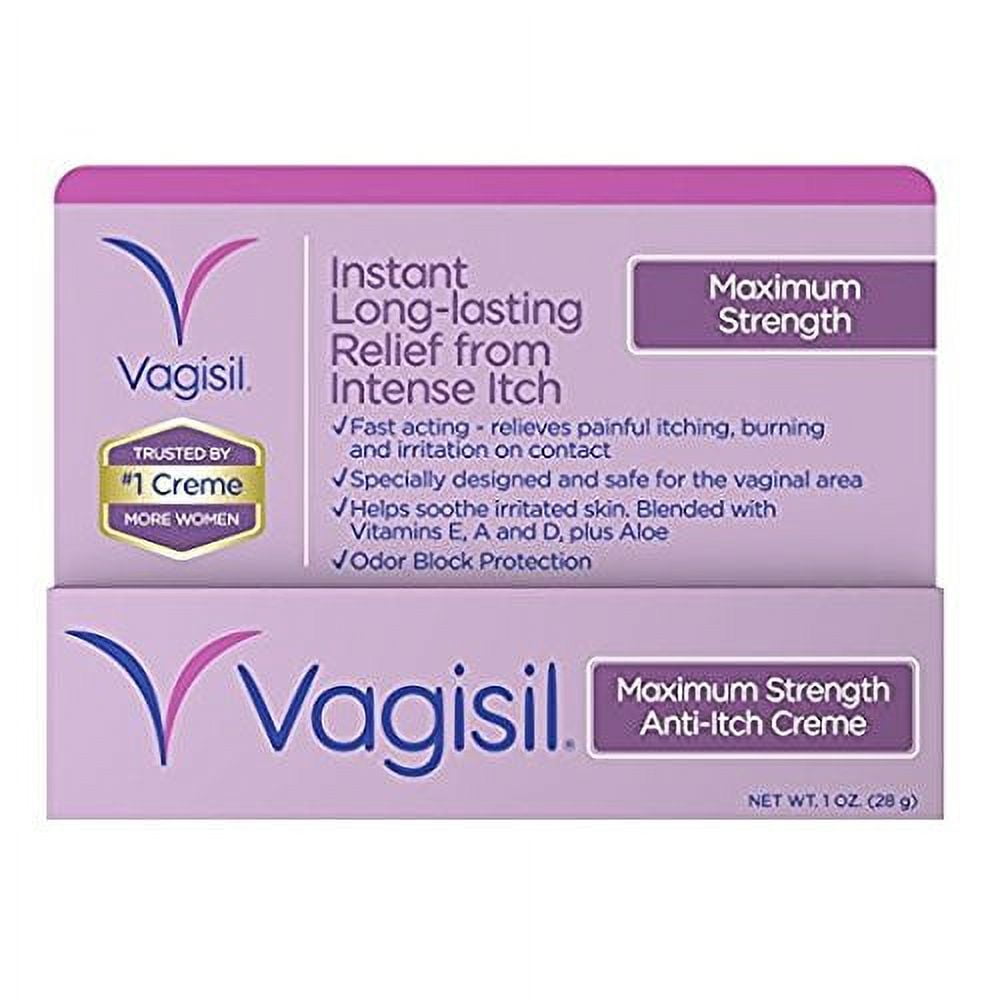 Vagisil Maximum Strength Instant Anti-Itch Vaginal 1 Ounce (Pack of 20)