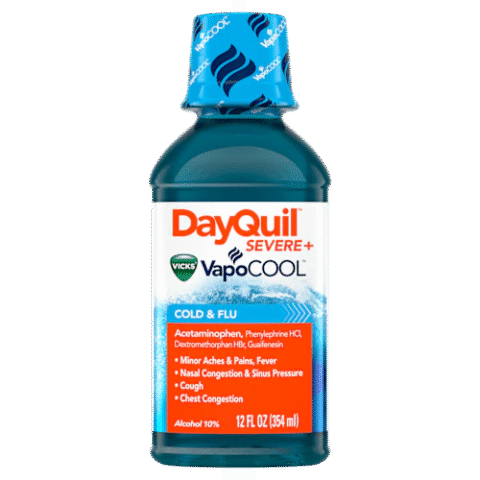 Vick DayQuil Complete+ VapoCOOL Cold & Flu Liquid - 354ml