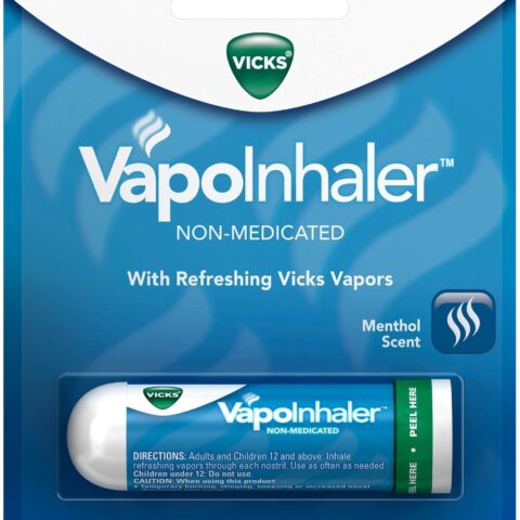 Vicks Non-Medicated Vapo-Inhaler 0.2ml per Tube 5 Pack