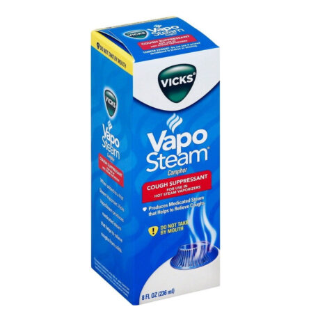 Vicks VapoSteam Cough Suppressant Liquid 8 oz (Pack of 4)