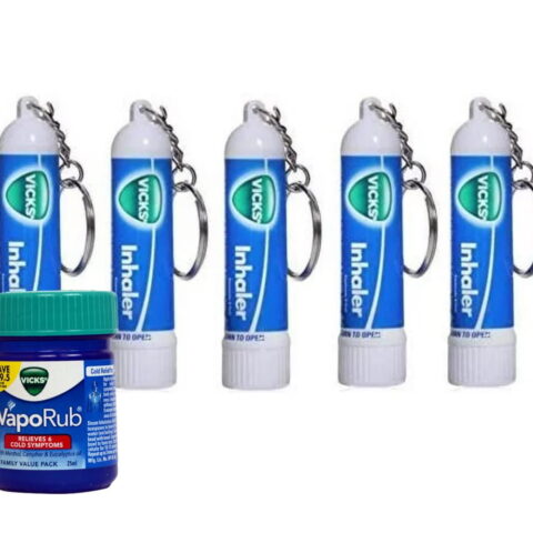 Vicks Congestion Relief Trio (Vaporub + Portable Inhalers)
