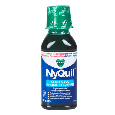 Vicks Nyquil Liquid for Cold and Flu - Original - 236ml