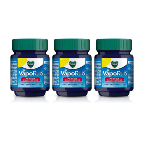 Vicks VapoRub Ointment 25ml - Family Pack (3)