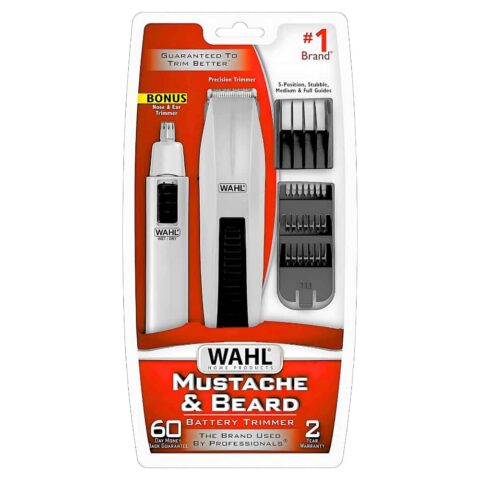 Wahl Mustache & Beard Battery Trimmer Kit with Bonus Nose Trimmer 1 ea
