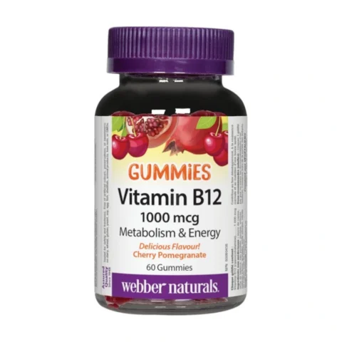 Webber Naturals Vitamin B12 Gummies - 1000mcg - 60s