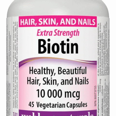 Webber Naturals Extra Strength Biotin Capsules - 10,000mcg - 45s