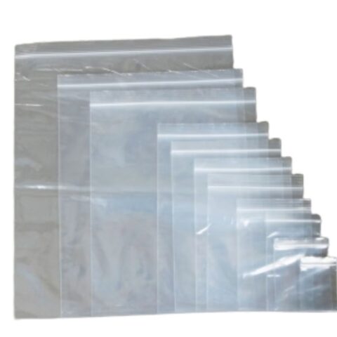 Zip Lock Bags, 2mil, 4" x 8" (Case 1000 pcs)