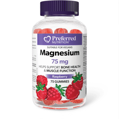 Preferred Nutrition: Magnesium 75 mg Gummies