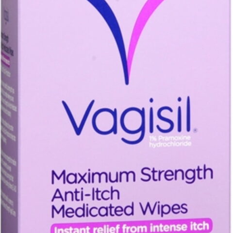Vagisil Anti-Itch Medicated Wipes 12 Each (Pack of 3)