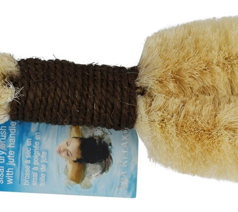 Relaxus: Sisal Dry Brush with Jute Handle
