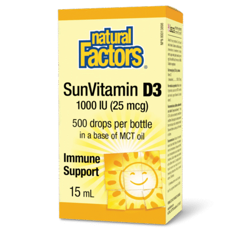 Natural Factors: Vitamin D3 1000 IU