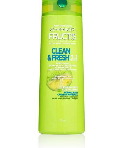Garnier Fructis: Clean & Fresh 2-in-1 Fortifying Shampoo and Conditioner