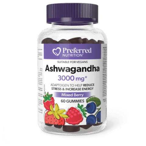 Preferred Nutrition: Ashwagandha Gummies 3000mg