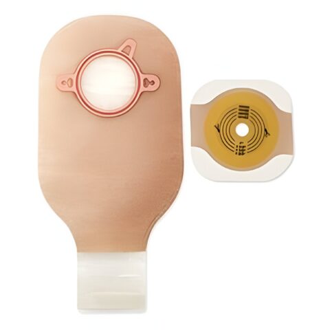 High-Quality New Image 2-Piece Ostomy Kit with FlexWear Barrier and Lock 'n Roll Closure