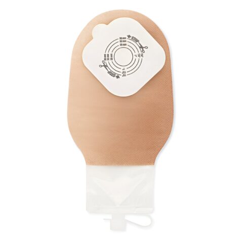 Pediatric SoftFlex Urostomy Pouch, Transparent, 1-1/2" Cut-to-Fit, 10-Pack