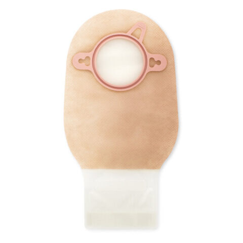 Pediatric SoftFlex Drainable Ostomy Pouch 1-3/4" Transparent No Tape BX/10