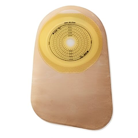PREMIER ONE-PIECE FLAT SKIN BARRIER 9" CLOSED POUCH BEIGE SOFTFLEX,WITH FILTER CUT-TO-FIT 2-1/8" BX/30
