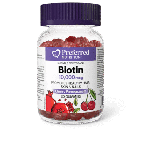 Preferred Nutrition: Biotin 10000 mcg Gummies