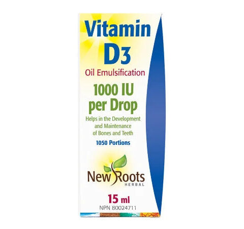 New Roots: Vitamin D3 1000IU