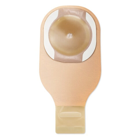 Premier Ceraplus 1-Piece Drainable Pouch w/ Tape Border, Lock N Roll Closure, Beige, w/ Filter, Pre-Cut 1" (25mm)