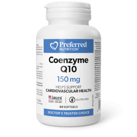 Preferred Nutrition: Coenzyme Q10 150 mg Softgels