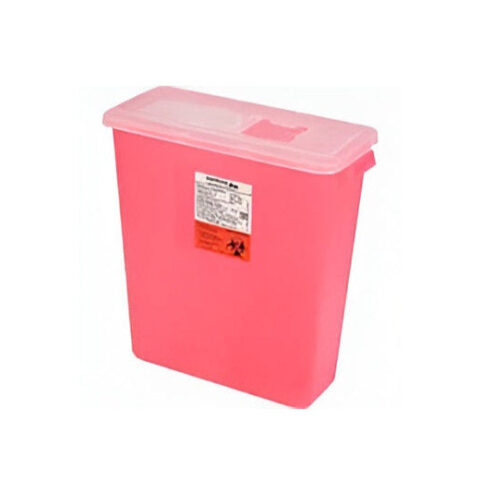 Sharps Container, Bemis Sentinel, 3 Gallon, Red