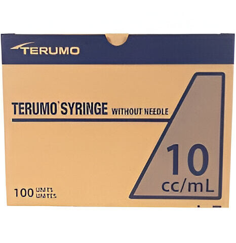 Terumo 10cc Luer Lock Syringe - 100/Box