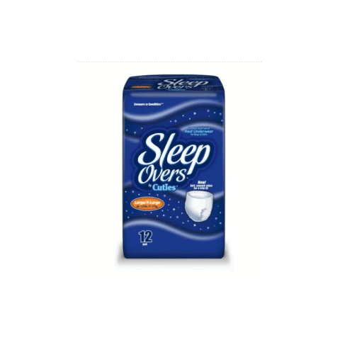 Sleep Overs, Day & Night Absorbency Pull Ups, Large/X-Large (60-125lbs), 48/Case
