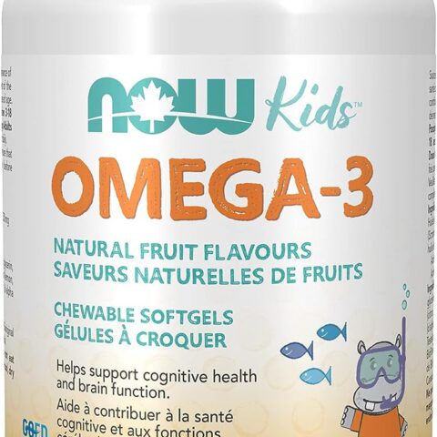 NOW: Squishy Fishies Omega-3 Softgels