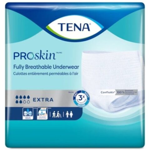 Tena Extra Underwear Small 4/bx 16/bg Box