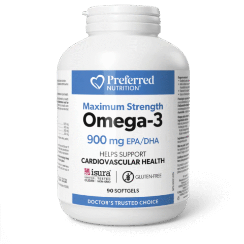 Preferred Nutrition: Maximum Strength Omega-3 900 MG
